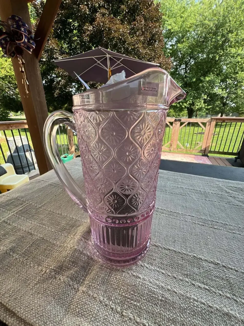 Claro Pink Beverage Pitcher – ,